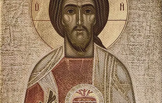 Nataliya Sydoruk „Sacread Heart of Jesus", fot. iconart gallery