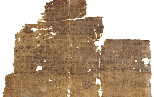 Nicejskie wyznanie wiary. Egipski papirus datowany na VI wiek, Biblioteka Uniwersytetu w Manchesterze | fot. Wikipedia