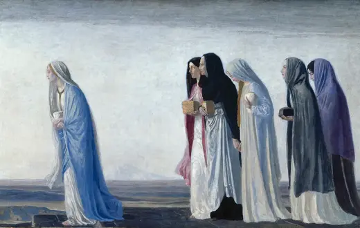Kobiety idące do grobu, Robert Anning Bell 1912 r. fot. WIKIPEDIA