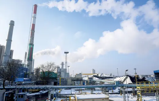 Elektrociepłownia Żerań w Warszawie podczas ostatniej zimy, 16 stycznia 2026 r. fot. Andrzej Kulpita/East News