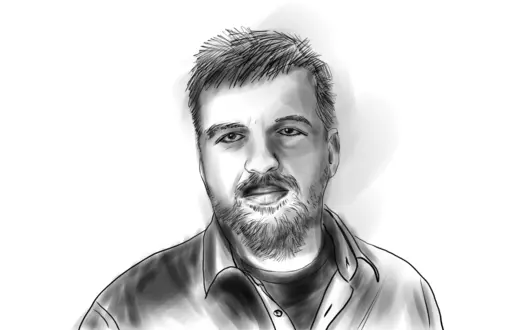 Prof. Fryderyk Zoll | Rys. Zosia Komorowska/PK