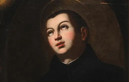 Portret św. Stanisława Kostki autorstwa nieznanego artysty, powstały w połowie XVIII wieku, znajdujący się na Zamku w Łańcucie | fot. Materiały prasowe/Muzeum – Zamek w Łańcucie