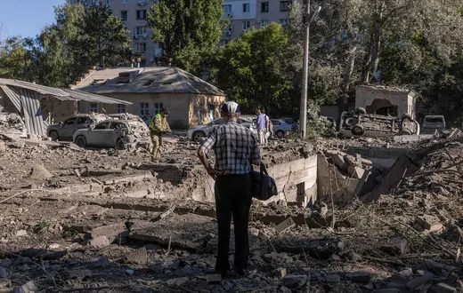 zniszczenia w Kijowie, 20 sierpnia 2026 r. | Fot. Roman Pilipey/AFP/EAST NEWS