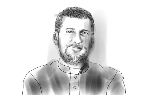Ks. Krzysztof Porosło | Rys. Zosia Komorowska/PK