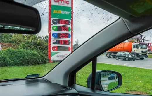 Przed przedłużeniem rządowego programu Ceny Paliw Niżej liczby na pylonach osiągały rekordowe wartości, Łódź, 14 września 2026 r. | Fot. Piotr Kamionka/REPORTER/East News