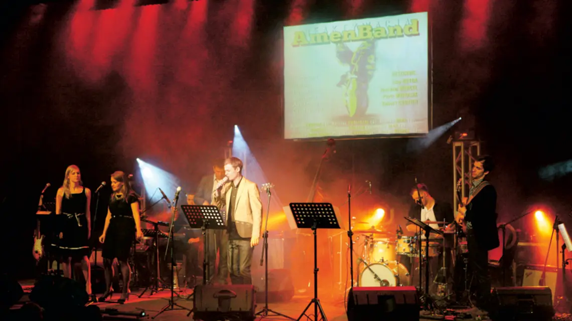 Zespół Amen Band podczas koncertu / fot. archiwum zespołu