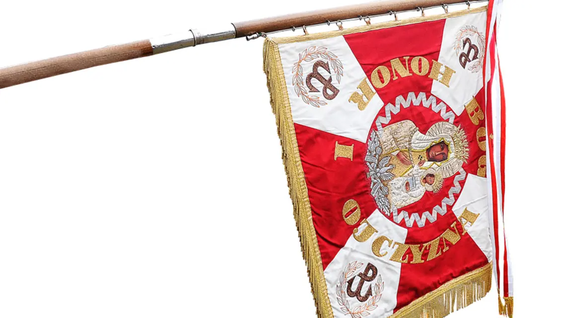 Utrata chorągwi mogła powodować zbiorową panikę i chaotyczny odwrót / fot. R. Woźniak