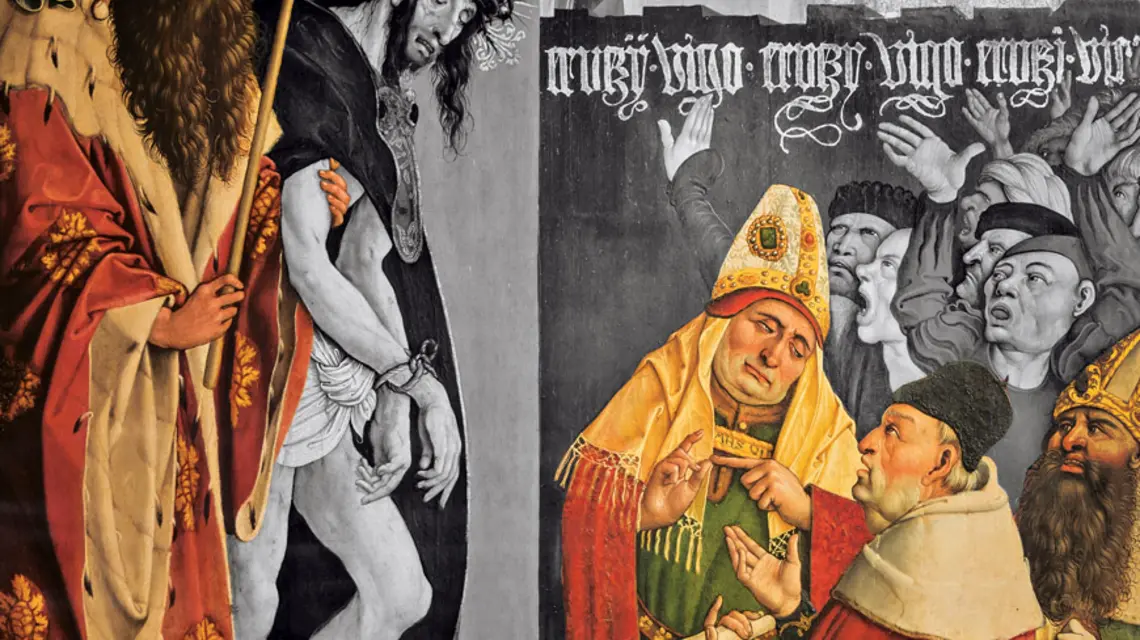 Herod Kajfasz Pilat Jorg Breu the Elder Ecce homo/ Wiki2