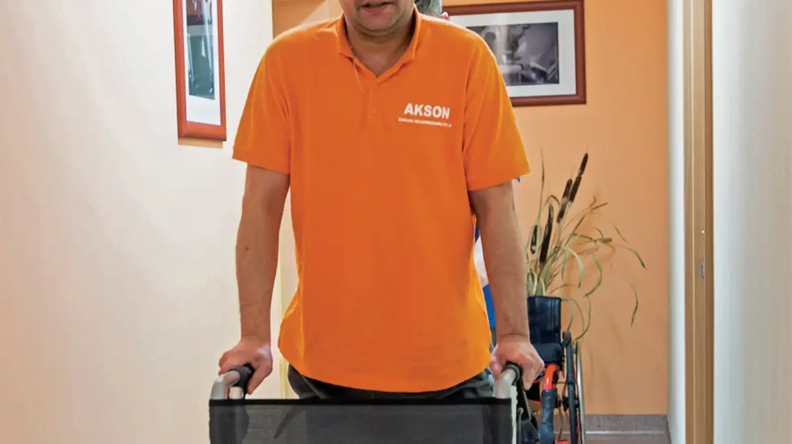 Dariusz Fidyka - pacjent poddany eksperymentalnej terapii we Wrocławiu / fot. PAP