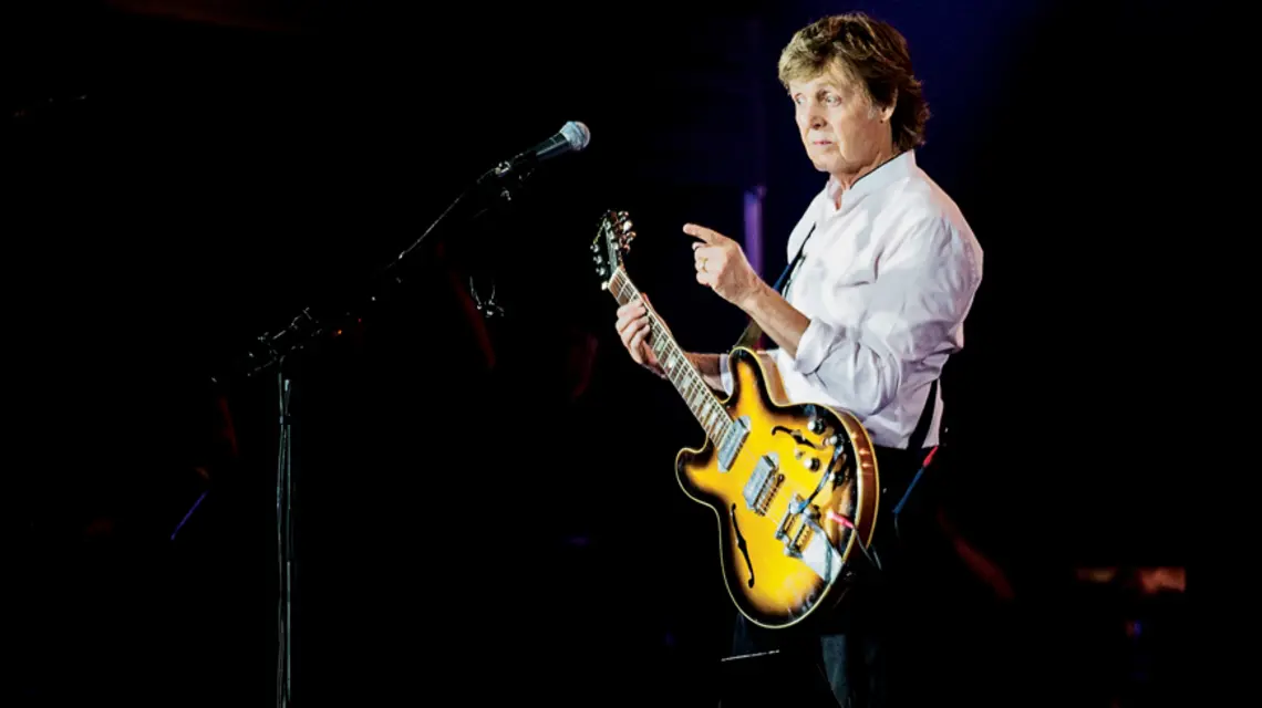 Paul McCartney, lider zespołu The Beatles / fot. PAP