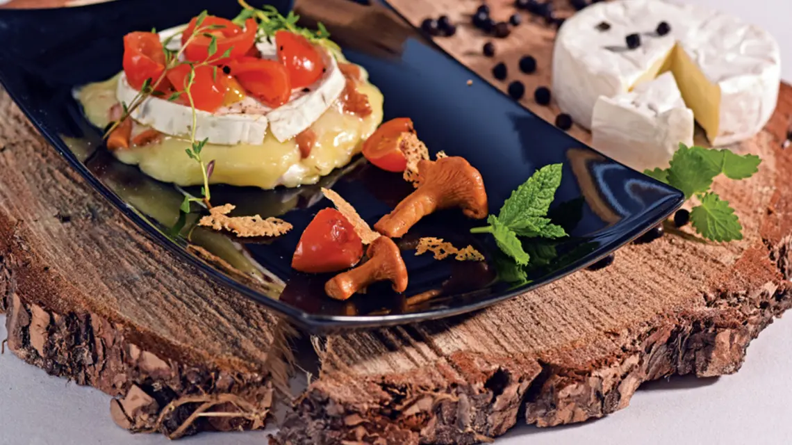 Camembert z kurkami / fot. D. Witkowska