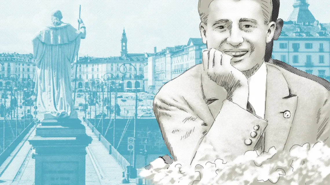 Bł. Pier Giorgio Frassati / rys. A. Kurasińska / PK