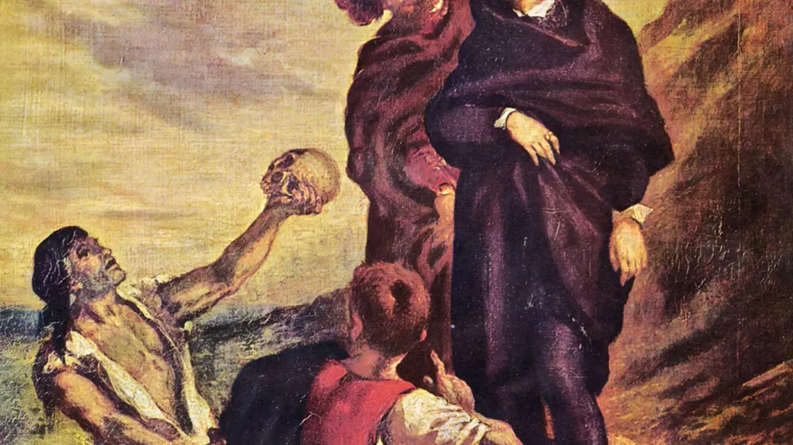 "Hamlet" Eugene Delacroix / fot. Wikipedia