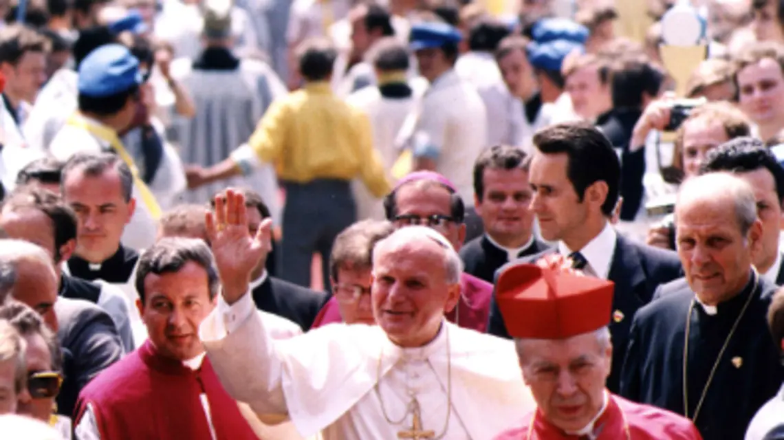 Tłumy na spotkaniu z papieżem w Gnieźnie. 1979r. / fot. archidiecezja.pl