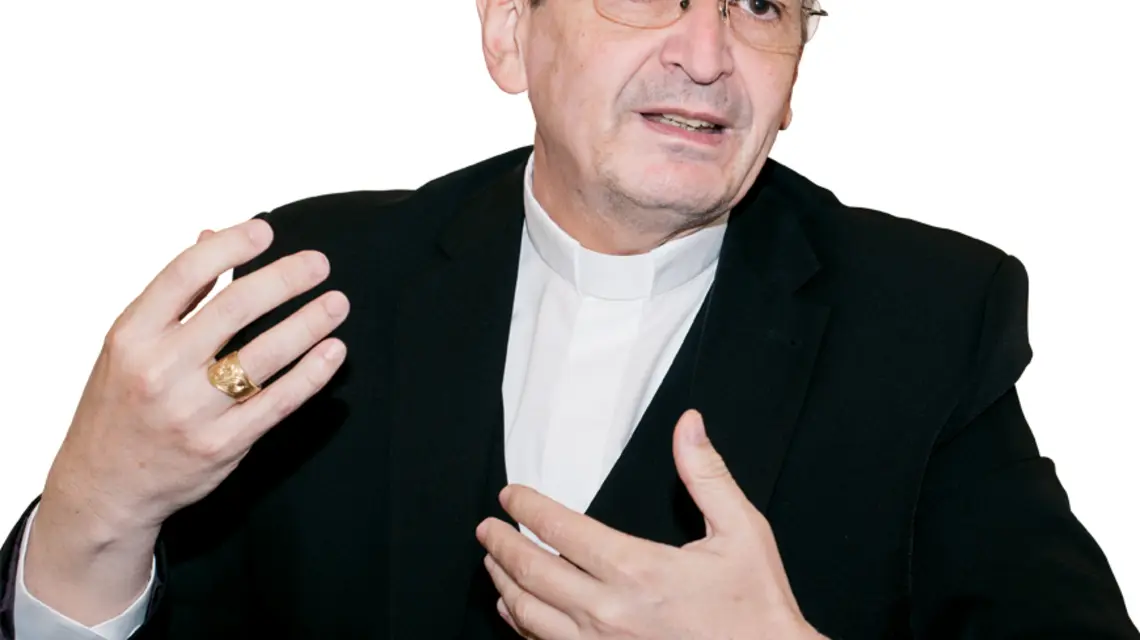 Abp. Stanislav Zvolenský, przewodniczący Episkopatu Słowacji / fot. J. Tomaszewski / PK