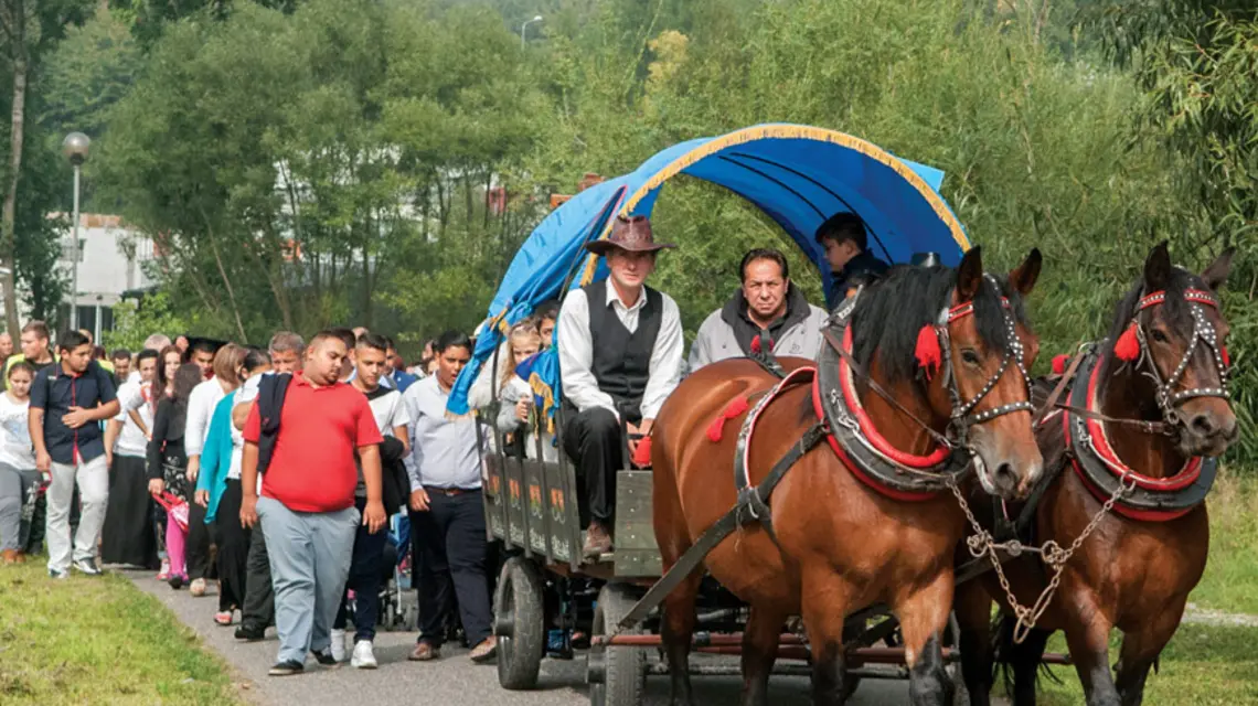 Pielgrzymka Romów na Jasną Górę / fot. D. Niedźwiecka