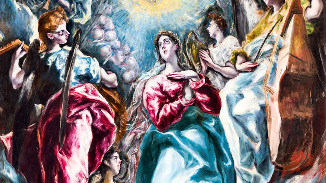 Wniebowzięcie Matki Bożej, El Greco / fot. Paroquia de San Nicolas, Toledo, David Blazquez