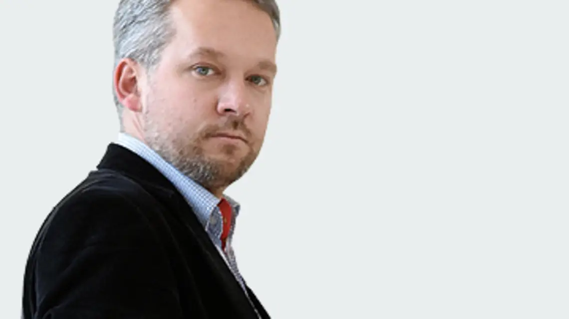 Fot. Jacek Rajkowski. Michał Szułdrzyński zastępca redaktora naczelnego "Rzeczpospolitej".