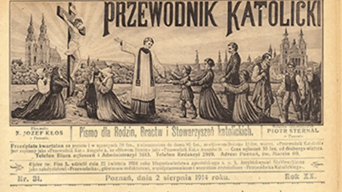Wydanie "Przewodnika Katolickiego" z 1914 roku
