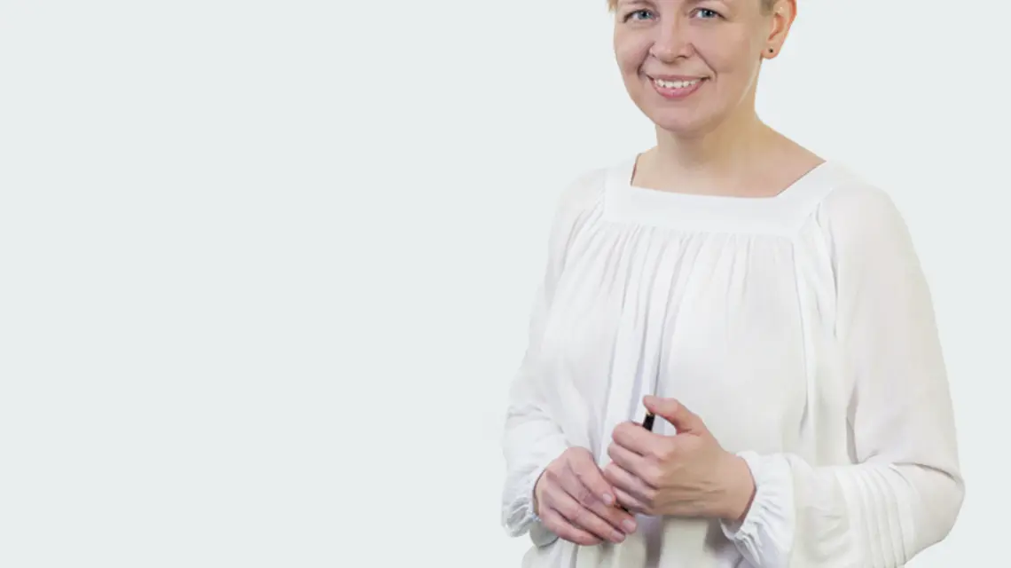 FOT. ZUZANNA SZCZERBIŃSKA/PK. Monika Białkowska redaktor działu Kościół.
