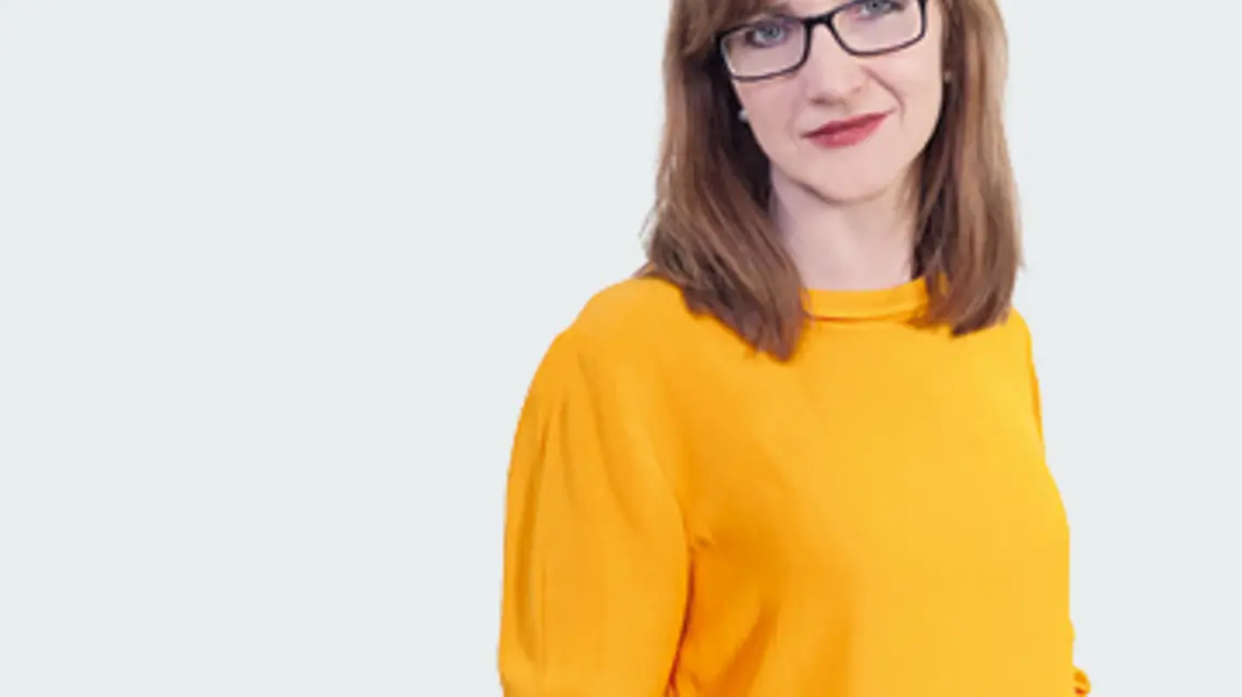 FOT. ZUZANNA SZCZERBIŃSKA/PK. Agnieszka Pioch-Sławomirska redaktor prowadząca.