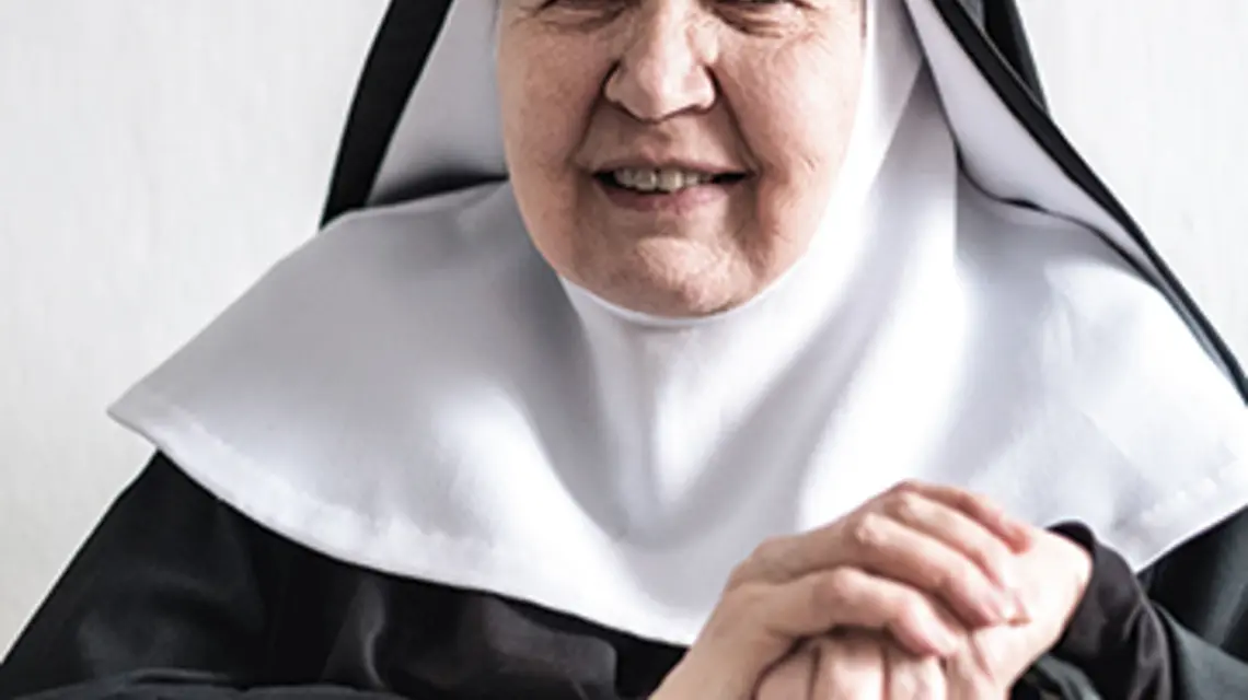 FOT. ROBERT WOŹNIAK. s. Małgorzata Borkowska OSB. Benedyktynka z klasztoru w Żarnowcu, historyk, znawczyni życia zakonnego, tłumaczka, doktor honoris causa Katolickiego Uniwersytetu Lubelskiego
