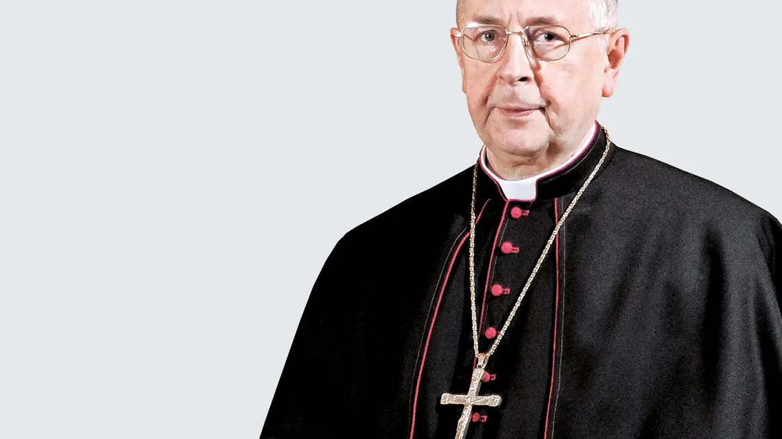 FOT. ROBER WOŹNIAK. Stanisław Gądecki Arcybiskup Poznański, Przewodniczący Konferencji Episkopatu Polski.