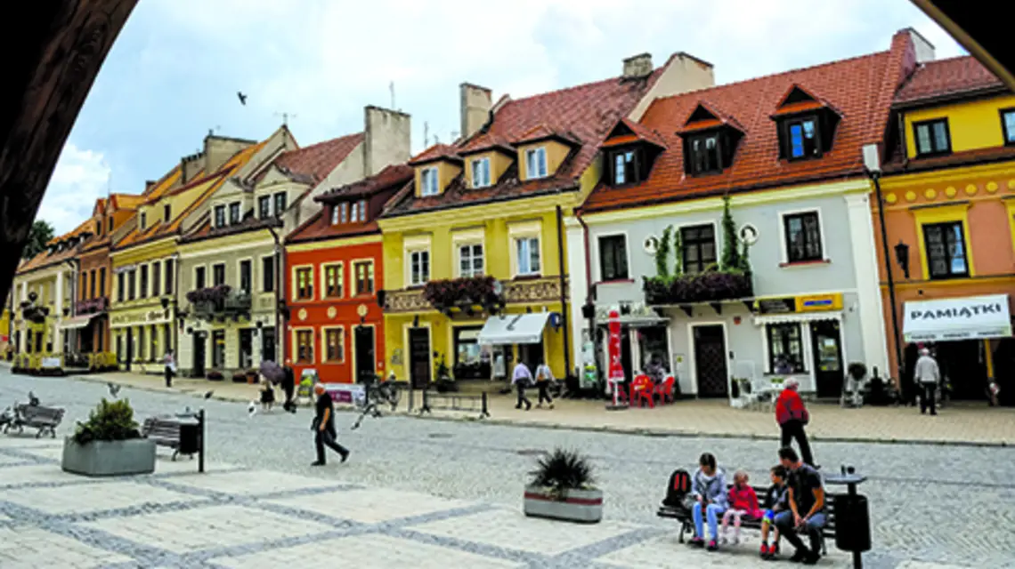 FOT. DANIEL ROGALA. Czternastowieczny sandomierski rynek to główne tło serialu "Ojciec Mateusz".