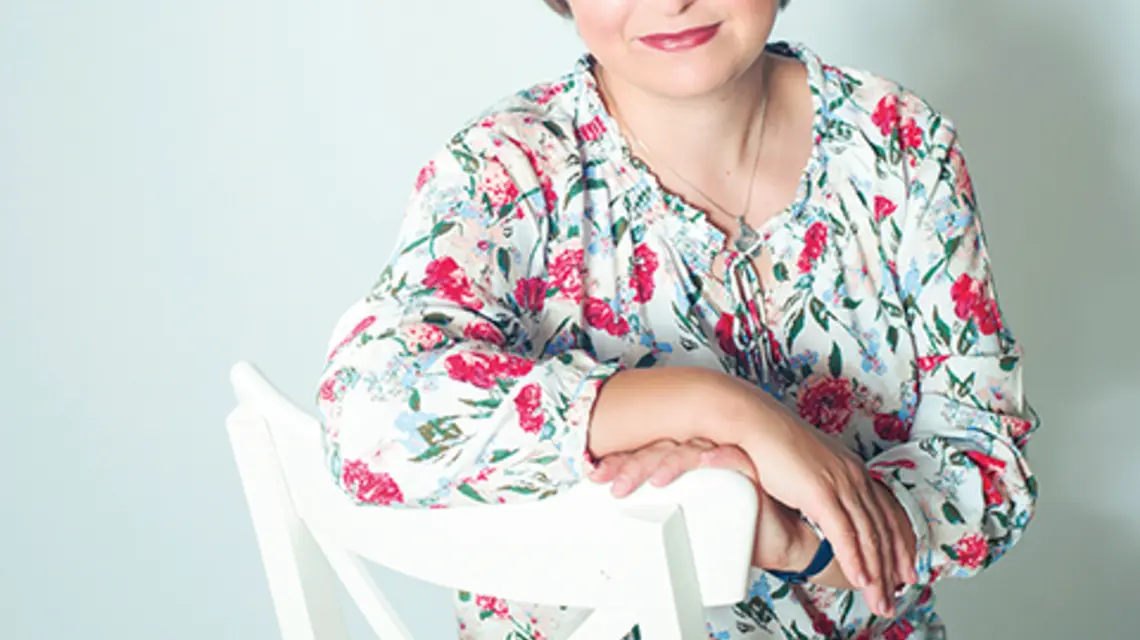 FOT. MAGDALENA KSIĄŻEK. Magdalena Wolnik dziennikarka, autorka filmów dokumentalnych, odpowiedzialna za Wspólnotę Sant'Egidio w Polsce.
