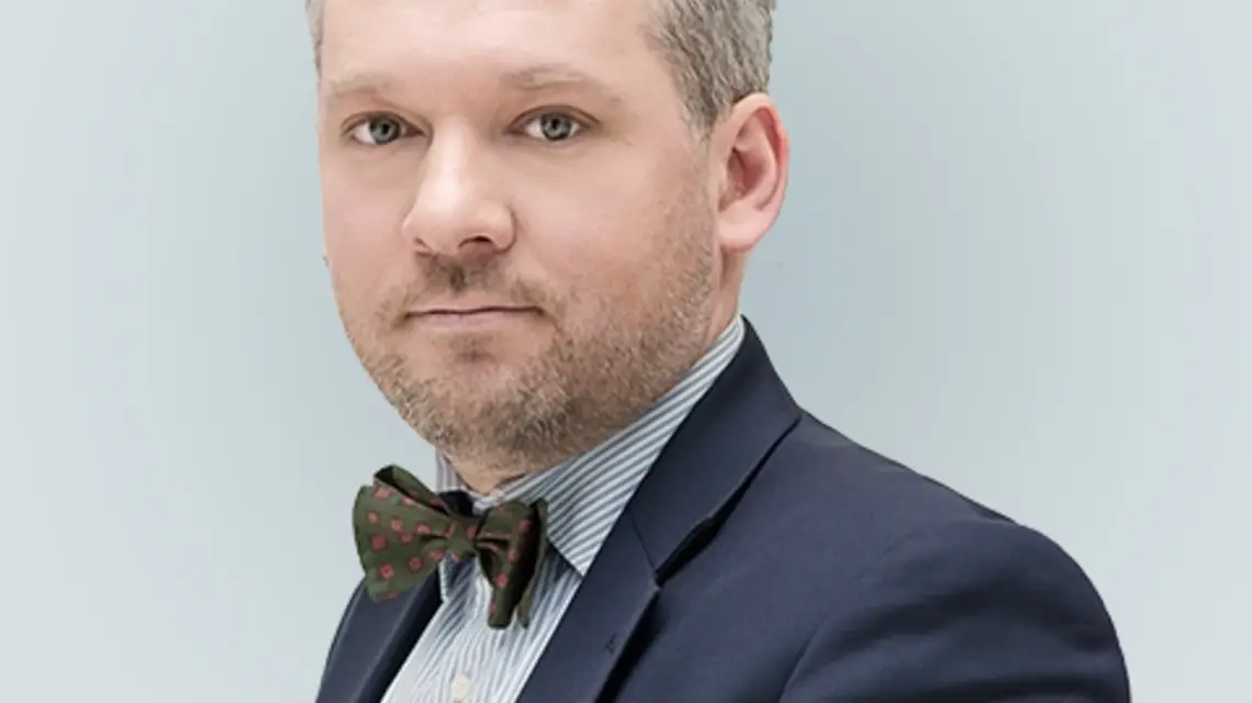 FOT. MAGDALENA KSIĄŻEK. Michał Szułdrzyński zastępca redaktora naczelnego „Rzeczypospolitej”. 