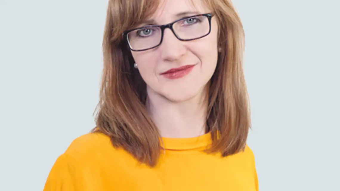 FOT. ZUZANNA SZCZERBIŃSKA/PK. Agnieszka Pioch-Sławomirska redaktor prowadząca.