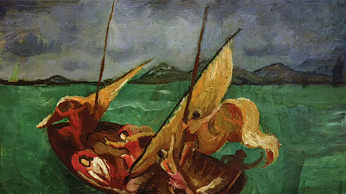 Sen Chrystusa w czasie burzy, August Macke fot. akg-images/East News