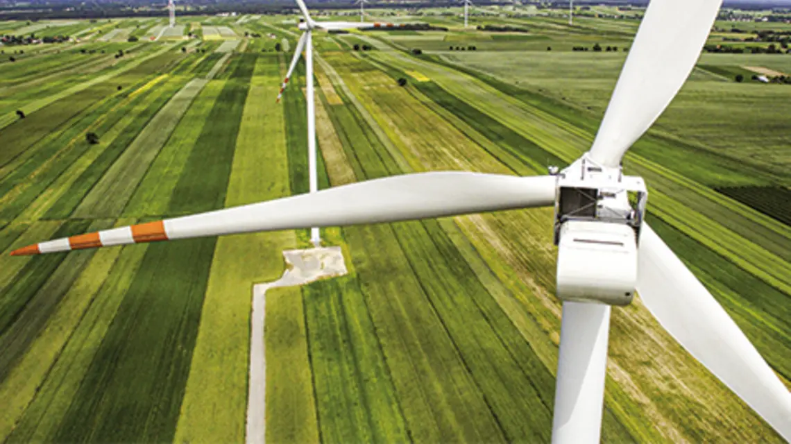 12% energii uzyskaliśmy w 2019 r. z odnawialnych źródeł fot. Leszek Wdowiński/PAP