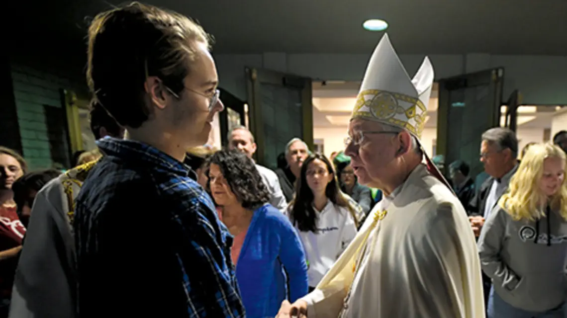 Urodzony w Meksyku abp José H. Gomez jest przewodniczącym episkopatu USA od 2019 r. fot. John McCoy/Getty Images
