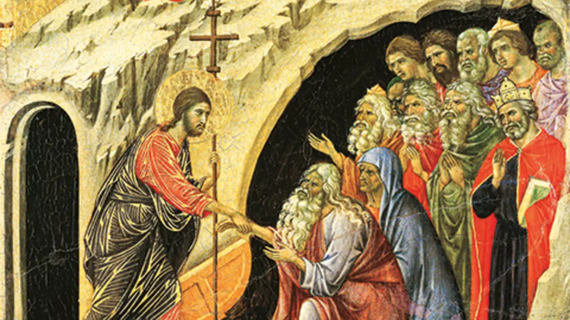 Duccio di Buoninsegna Zstąpienie Chrystusa do piekieł, 1308-1311 fot. Album / Joseph Martin/EAST NEWS
