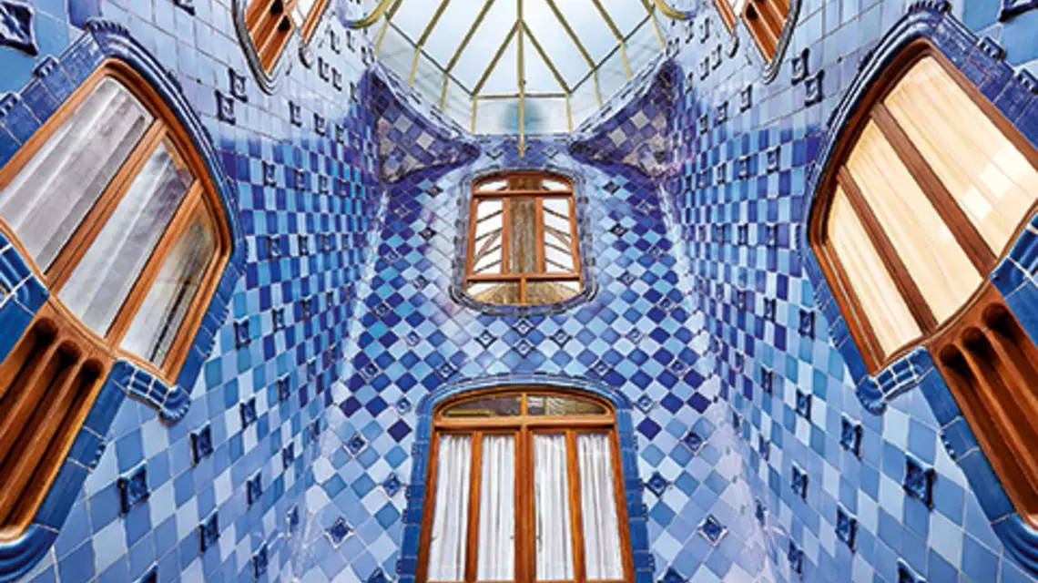 Szyb świetlny w Casa Batlló (Domu Batlló) fot. materiały prasowe