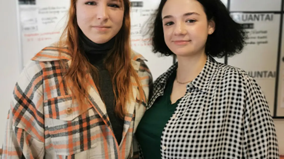 Tonya (na zdjęciu po prawej) pochodzi z rosyjskiego Jekaterynburga, a Arina z miejscowości Sortawała / fot. Krzysztof Grządzielski