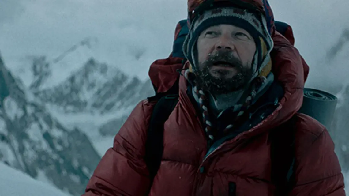 Ireneusz Czop jako Maciej Berbeka w filmie „Broad Peak”, reż. Leszek Dawid fot. materiały prasowe / Piotr Litwic / East Studio / Netflix