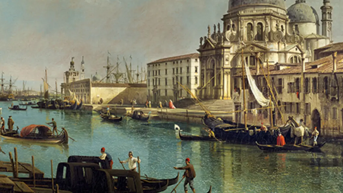 Widok na Canal Grande i Doganę – Bellotto Bernardo/materiały prasowe Zamek Królewski w Warszawie