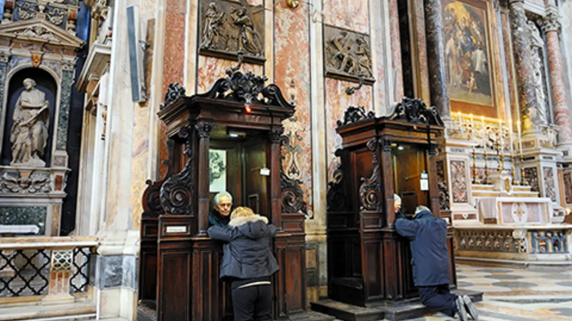 Kościół Gesù Nuovo w Neapolu, 8 stycznia 2015 r. fot. Frédéric Soltan/Corbis/Getty Images