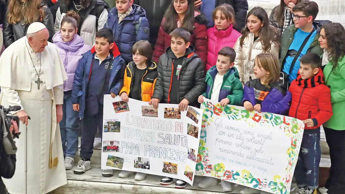 Audiencja generalna w Auli Pawła VI, Watykan, 15.02.2023 r. | fot. Grzegorz Gałązka/East News