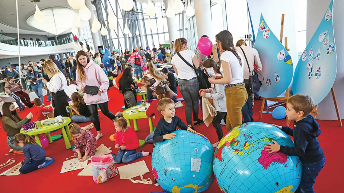 Piknik dla dzieci z Polski i Ukrainy w Krakowie, 19 marca 2022 r. | fot. Abaca/East News