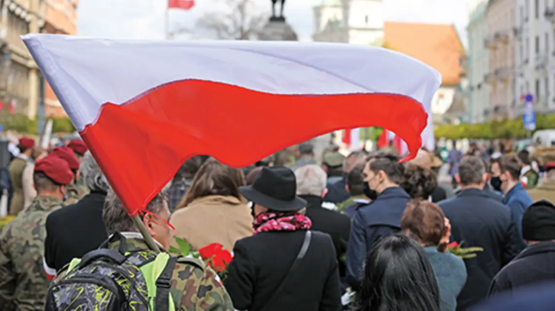 Obchody święta uchwalenia Konstytucji 3 maja w Krakowie, 2021 r. | fot. Jan Graczynski/East News