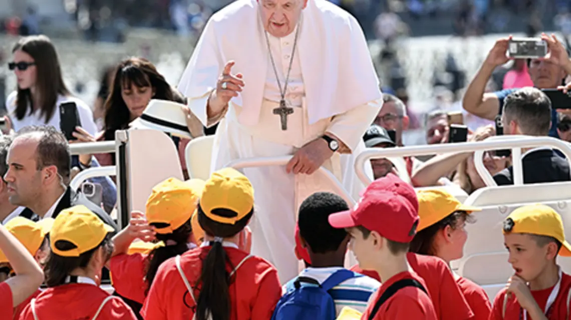 Audiencja generalna na placu św. Piotra w Watykanie, 31 maja 2023 r. | fot. Maria Laura Antonelli/Shutterstock/EAST NEWS