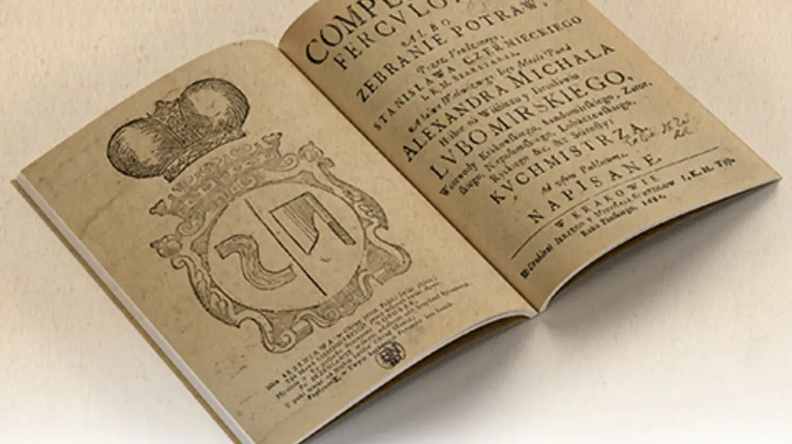 Compendium ferculorum, albo zebranie potraw – pierwsza zachowana polska książka kucharska, wydana w 1682 roku. Jej autorem był kuchmistrz wojewody krakowskiego Stanisław Czerniecki fot. wikipedia