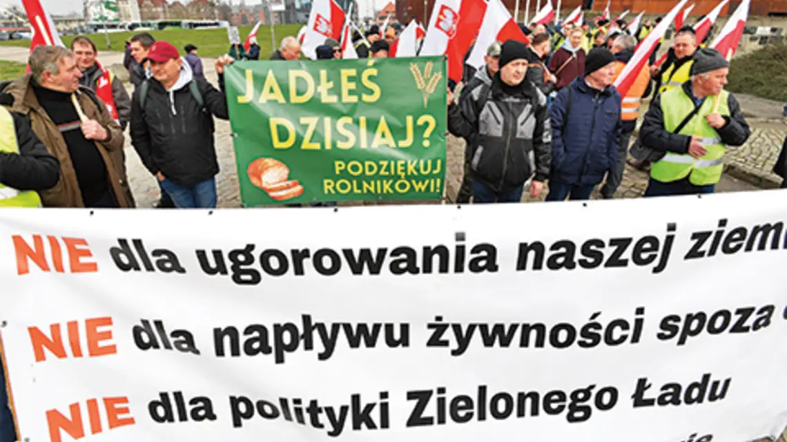 Strajk generalny rolników, Gdańsk, 20 marca 2024 r. | fot. Wojciech Stróżyk/REPORTER/East News