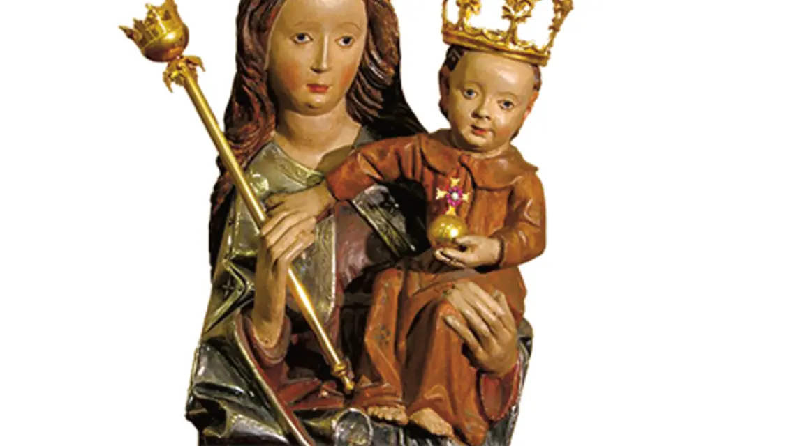 FigurA Matki Bożej z Dzieciątkiem fot. Archiwum Sanktuarium w Markowicach