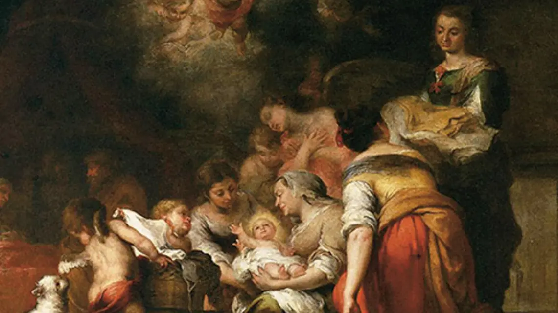Bartolomé Esteban Pérez Murillo, Narodzenie Najświętszej Maryi Panny, 1661 r., namalowane dla kaplicy Świętego Pawła w katedrze w Sewilli fot. Getty Images