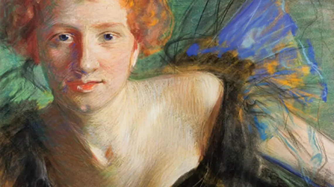 Irena Solska, Leon Wyczółkowski (1899), fot. Wikipedia