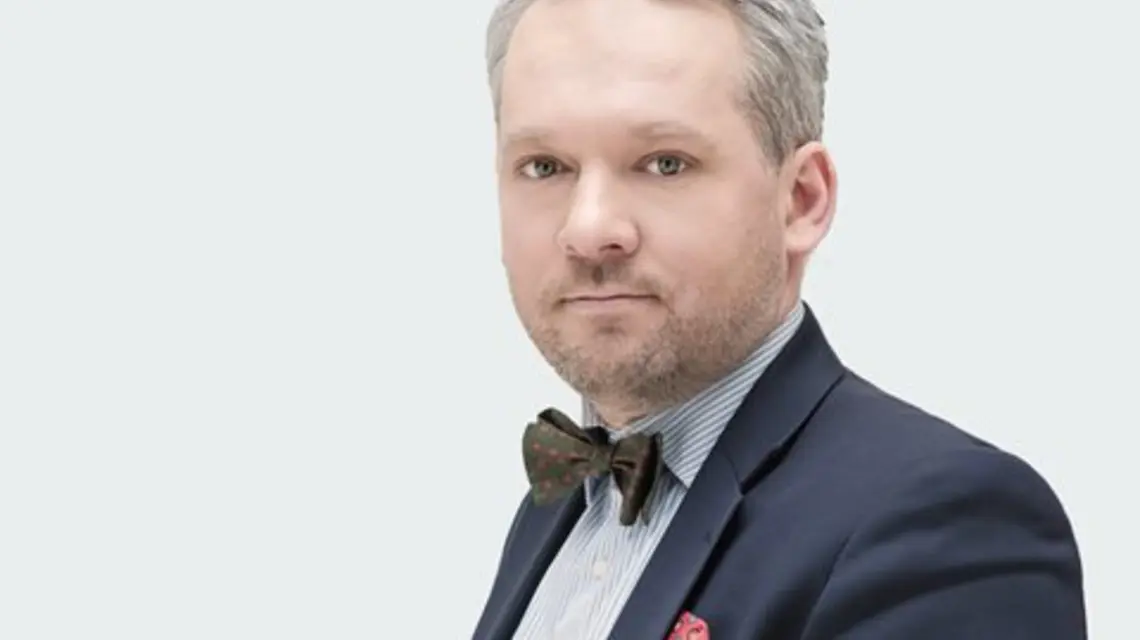 FOT. MAGDALENA KSIĄŻEK. Michał Szułdrzyński zastępca redaktora naczelnego „Rzeczypospolitej”.